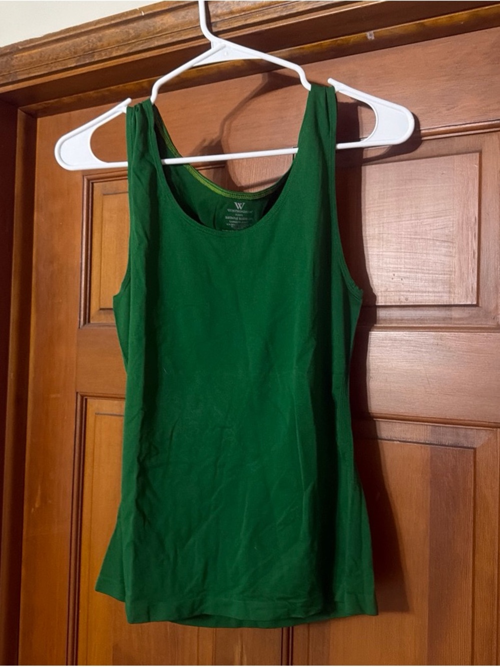 Women's Green Tank Top large